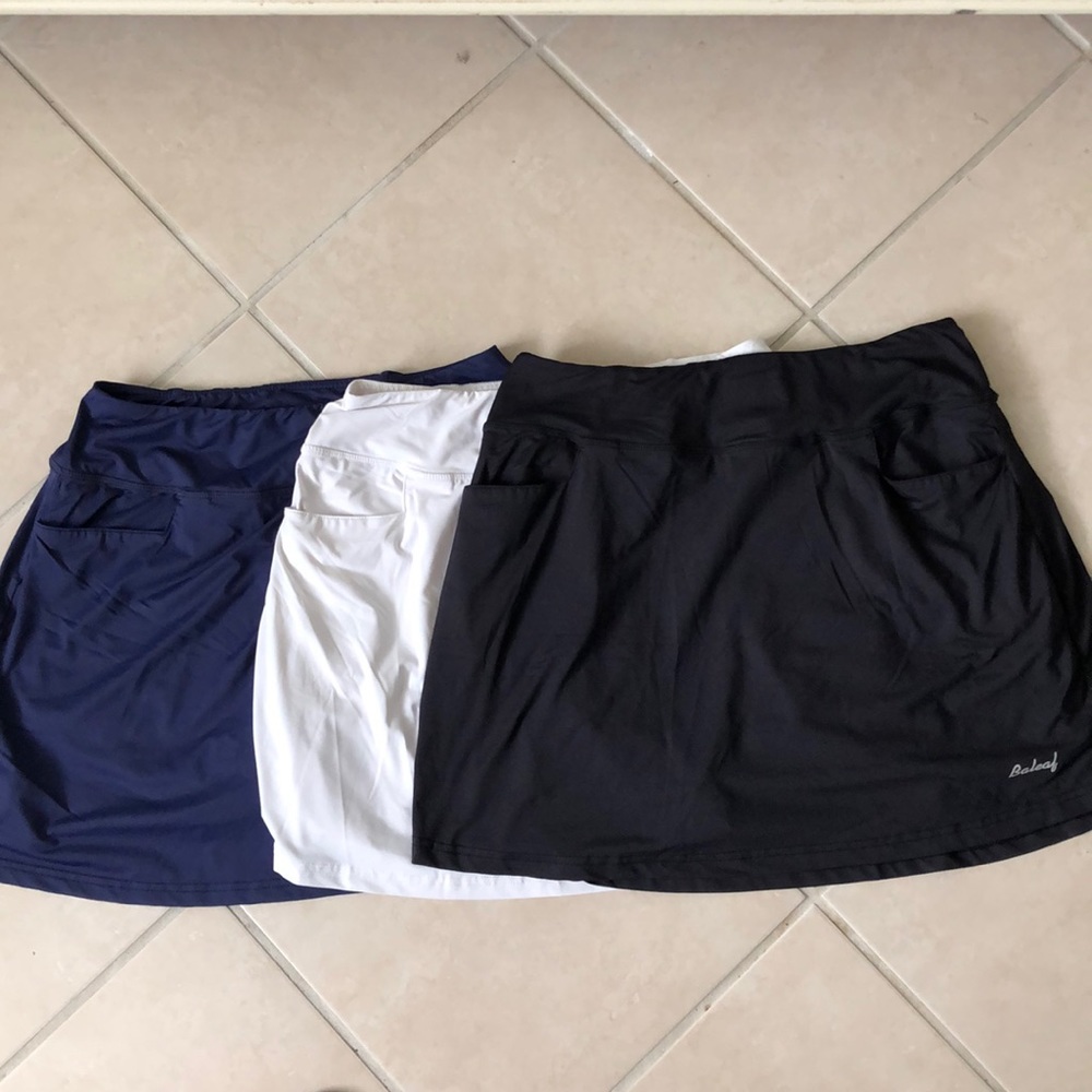 3 Baleaf exercise skorts- Large